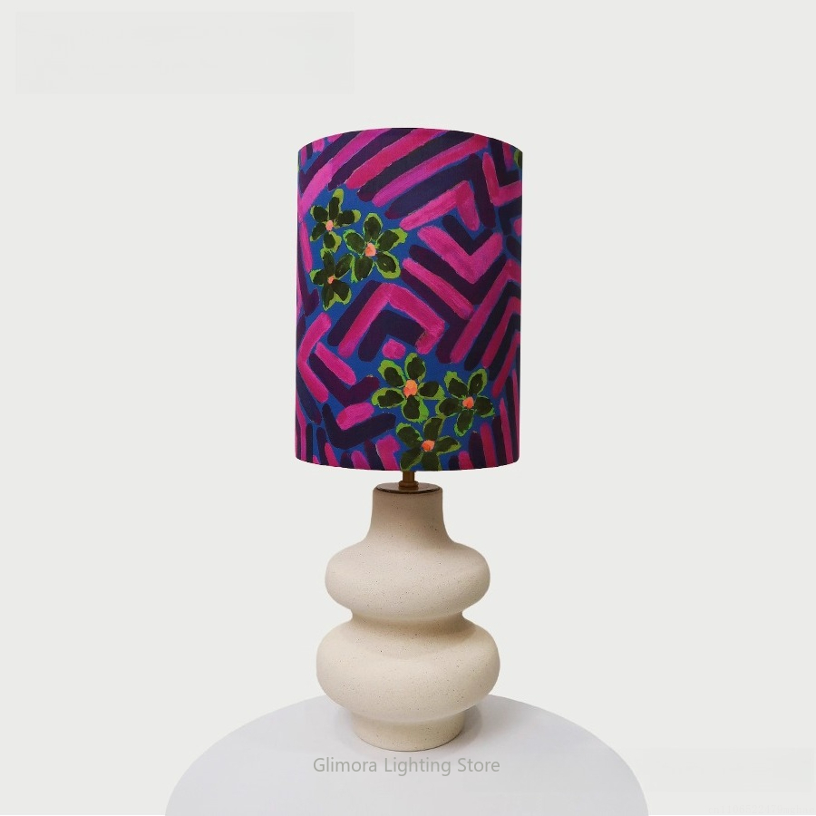 Century Textile & Sewing Supply - Lampada da tavolo in tessuto Liberty: