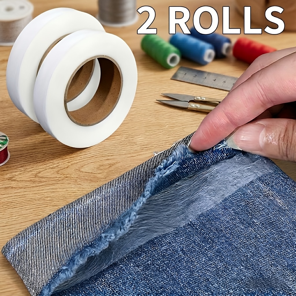 Sewing Repair - Nastro adesivo bifacciale in tessuto non