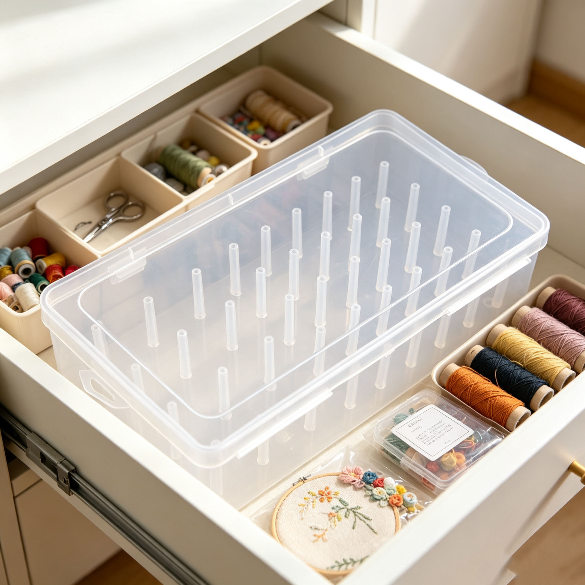 Embroidery Floss Thread - Organizzatore per Rocchetti di Filo, Contenitore