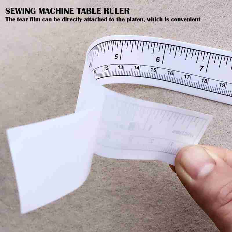Hem Tape Fusible - Nastro di Misurazione Metrico Autoadesivo da
