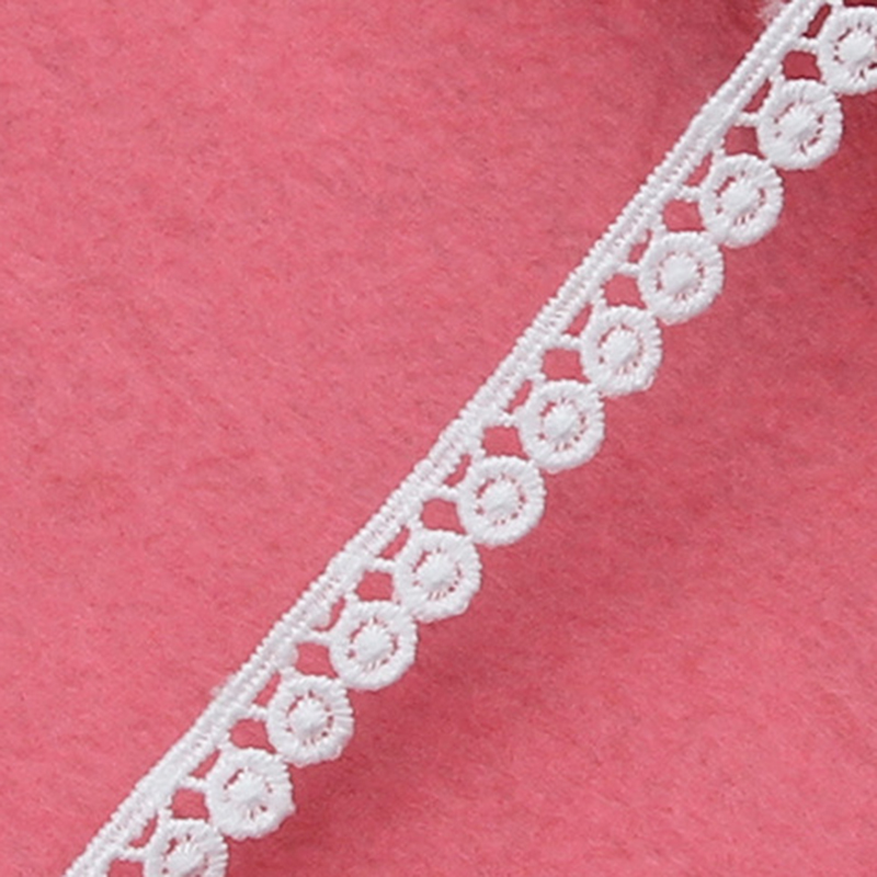 Sewing Eyelet Fabric - 50Yds/Lotto Nastro in Pizzo Bianco per