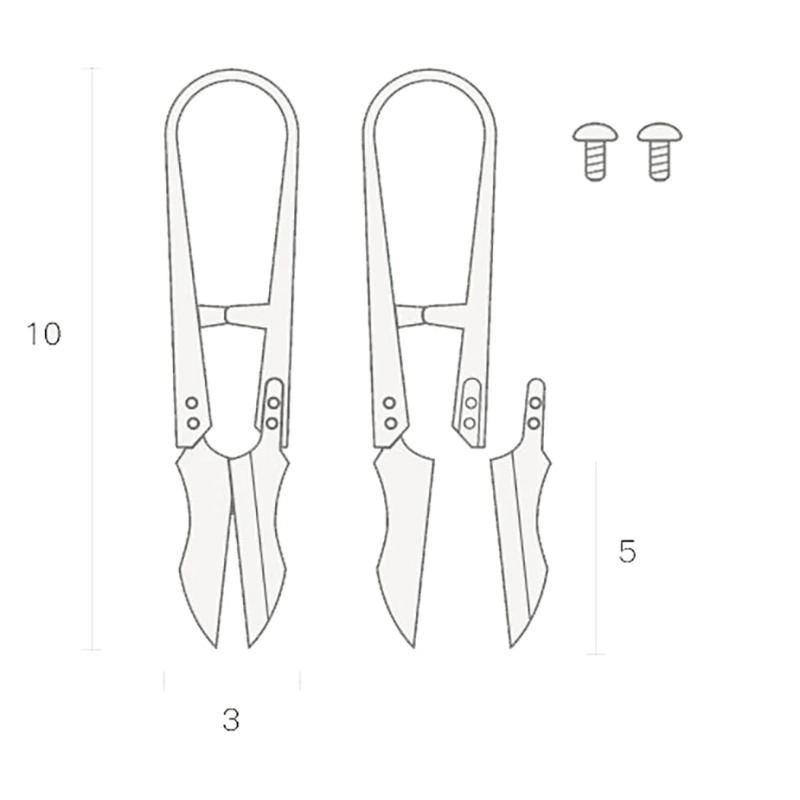 Forbici Piccole in Ottone per  - Embroidery Floss Thread recensione e prezzo
