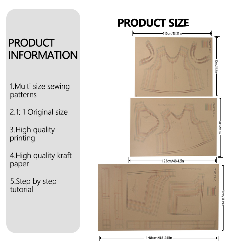 Modelli di cucito per abbiglia - Textile Sewing Patterns recensione e prezzo