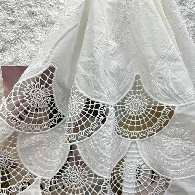 Tessuto in pizzo ricamato con  - Sewing Eyelet Fabric recensione e prezzo