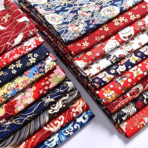 Tessuto giapponese fiore stamp - Textile Sewing Patterns recensione e prezzo