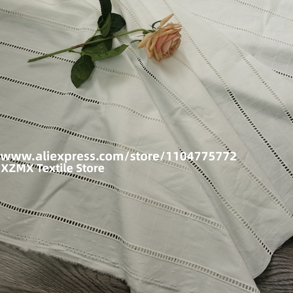 Tessuto in cotone ricamato a r - Sewing Eyelet Fabric recensione e prezzo