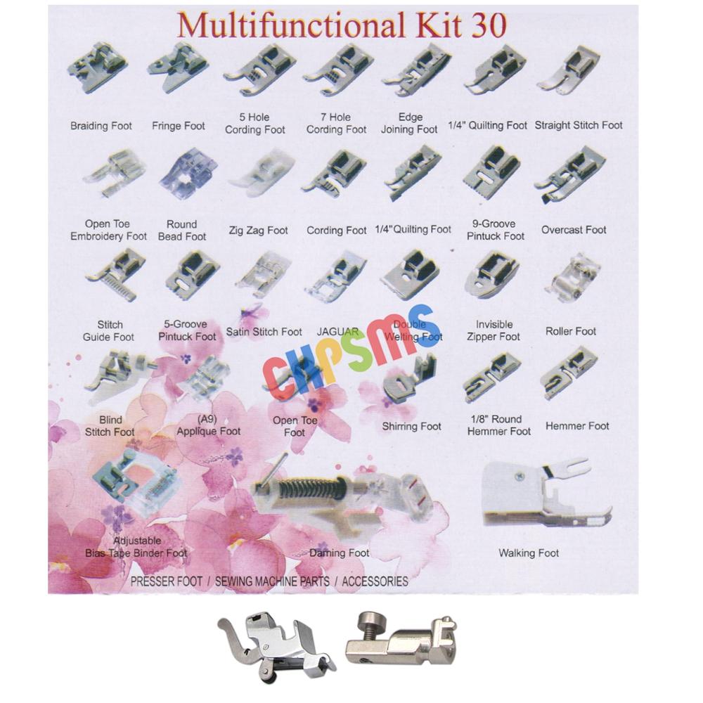 SET PIEDI PRESSER (IN TOTAL 32 - Sewing Tt recensione e prezzo