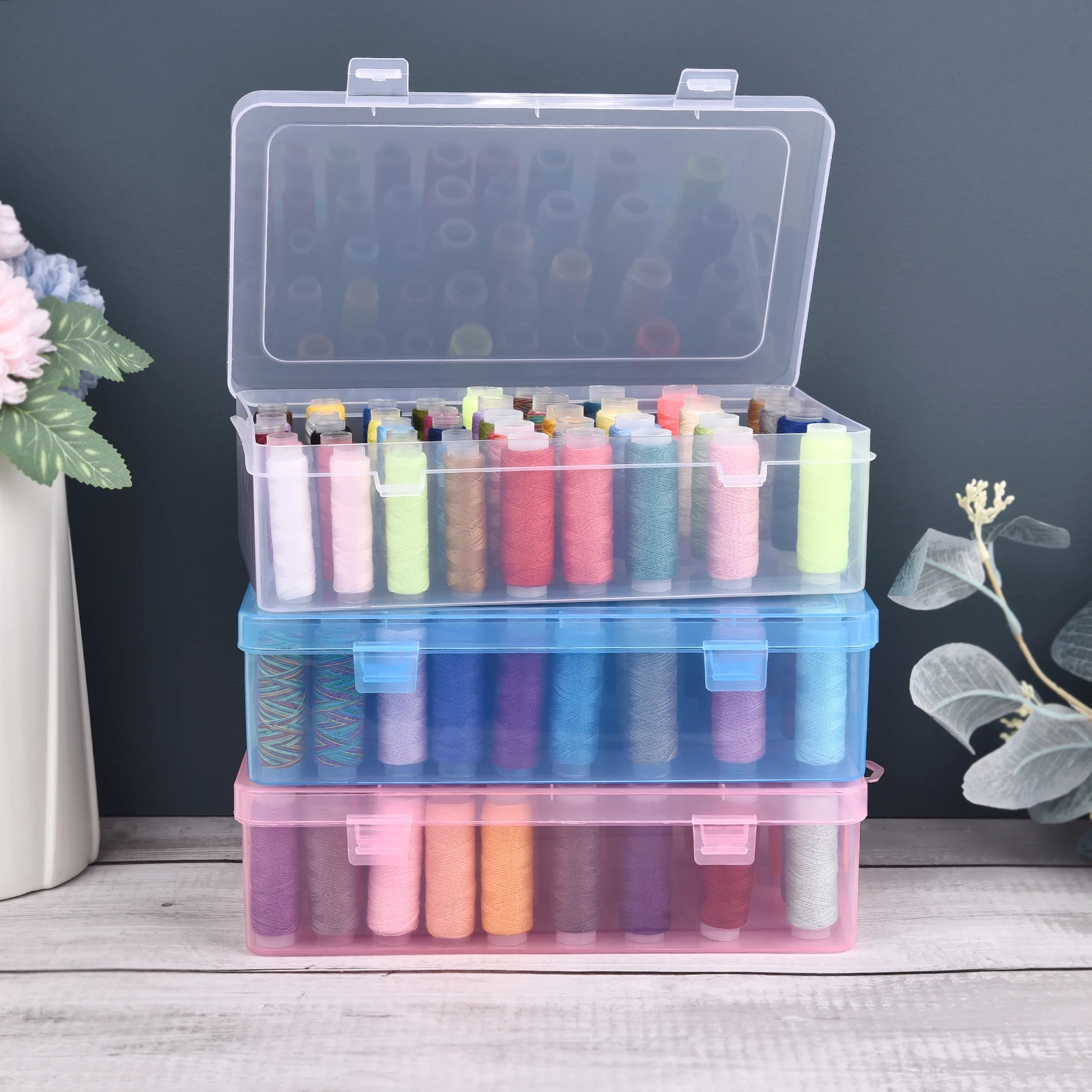 Nuovo 24 Griglie Bobina Organi - Bobbin Organizer Box recensione e prezzo