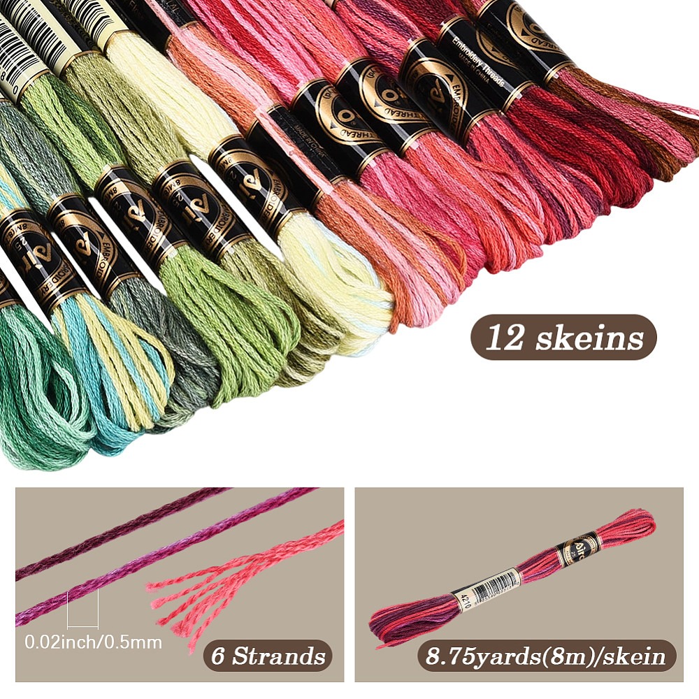 105 Iarde di Filo per Ricamo a - Embroidery Floss Thread recensione e prezzo
